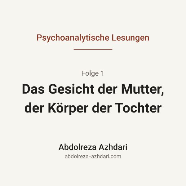 Coverbild: Das Gesicht der Mutter, der Körper der Tochter